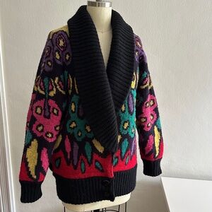 IB Diffusion Sweater 80s Colorful Wool Blend